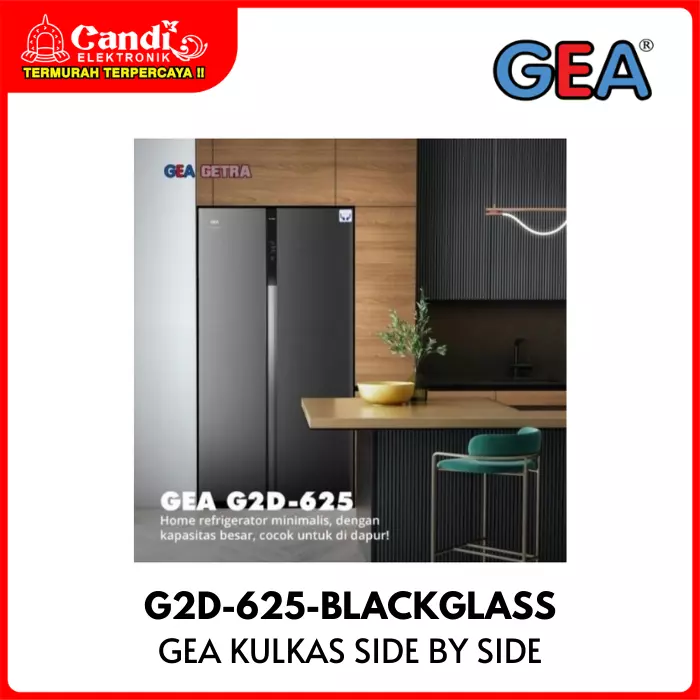 KULKAS SIDE BY SIDE GEA